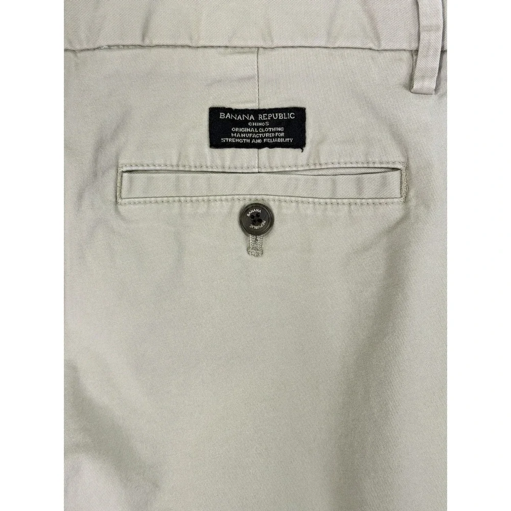Banana Republic Pants Mens‎ 31x32 Tan Khaki Mason Chino Athletic Tapered Fit